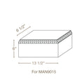 Traditional Panel Moulding, 1 1/2''w x 3/4''d