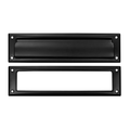 Deltana Mail Slot 13-1/8" With Interior Frame, Black