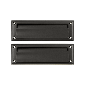 Deltana Mail Slot 8-7/8" With Back Plate