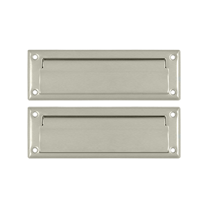 Deltana Mail Slot 8-7/8" With Back Plate