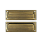 Deltana Mail Slot 8-7/8" With Back Plate