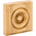 Hardware Resources Traditional Rosette Rubberwood 3-1/2" Length