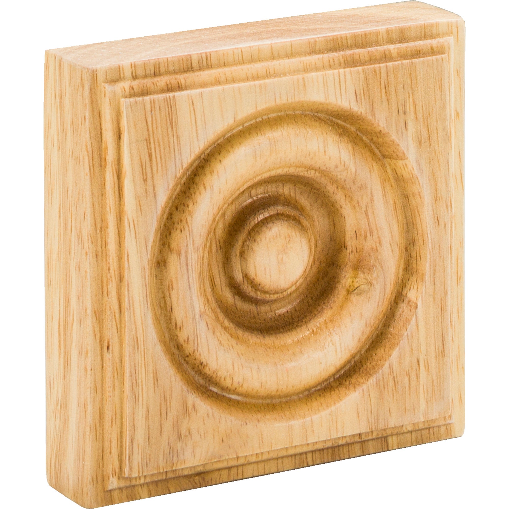 Hardware Resources Traditional Rosette Rubberwood 3-1/2" Length