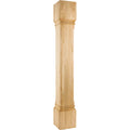 Hardware Resources Fluted Edge Post Cherry 42" Length 6" Width