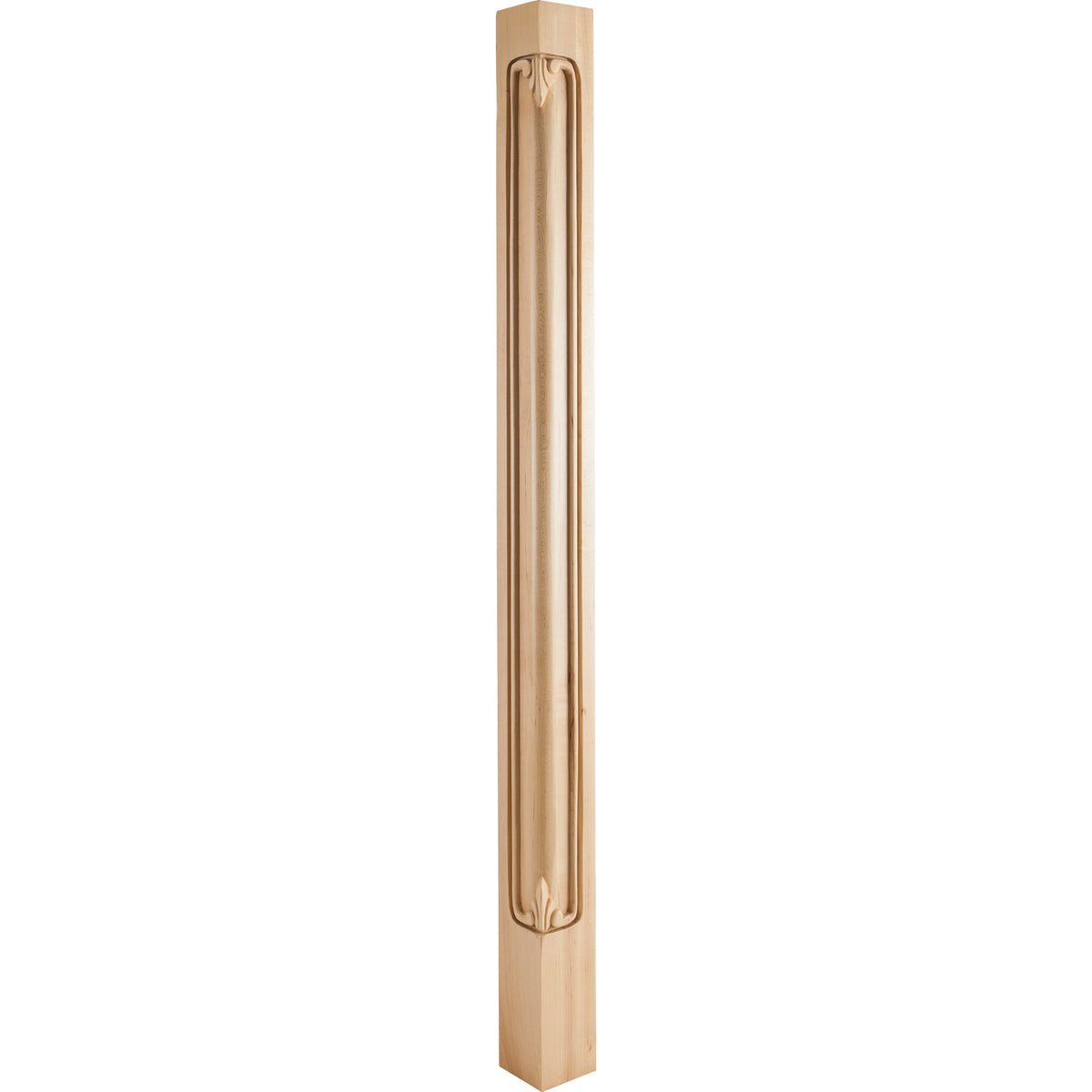 Hardware Resources Acanthus Corner Post Cherry 42" Length