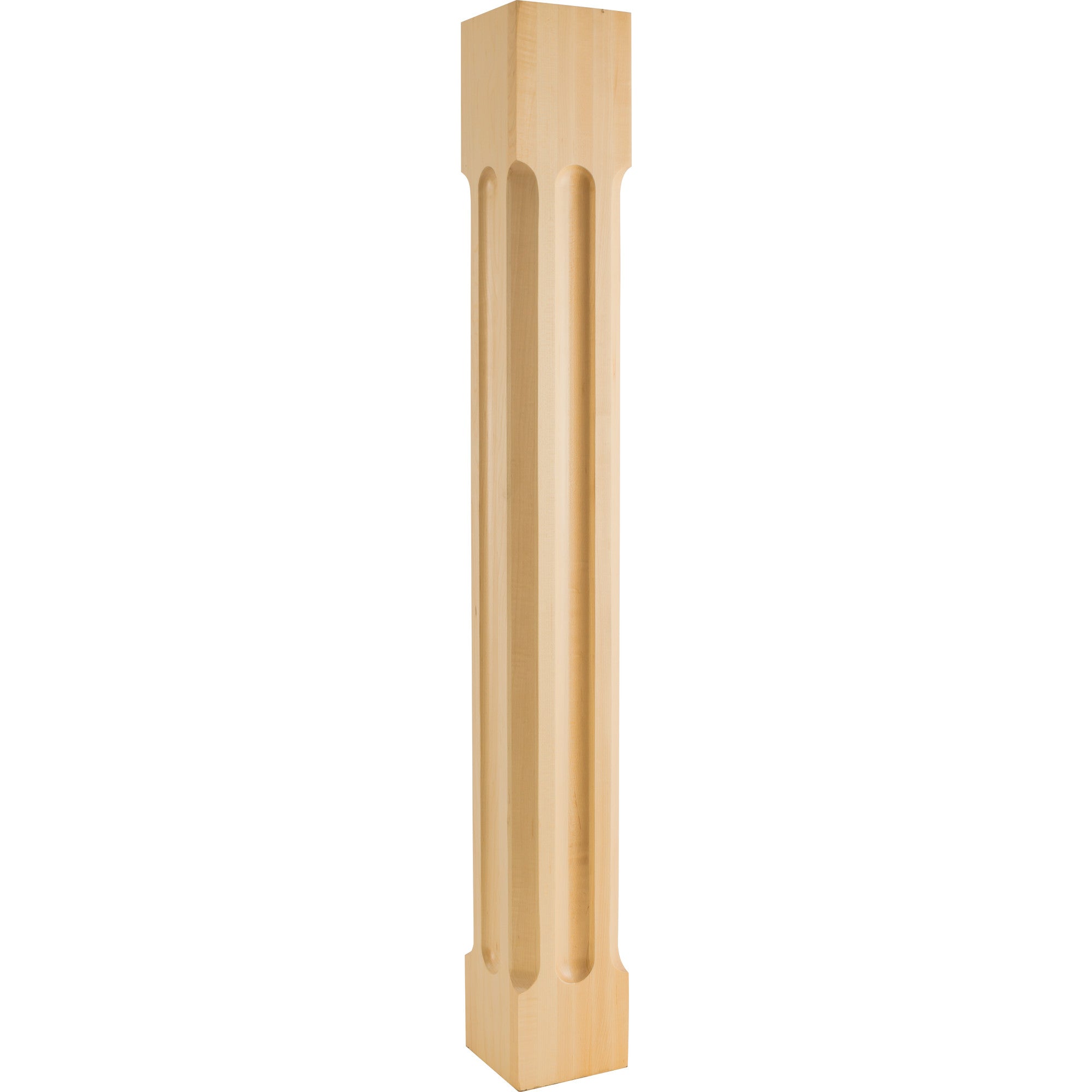 Hardware Resources Scooped Post Hard Maple 42" Length 5" Width