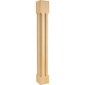 Hardware Resources Scooped Post Alder 42" Length 5" Width