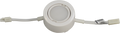 LED Puck Light, White Plastic, Cool White Light (6,000k, Multiples of 50