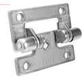 Torque Hinge, 1-1/2'' x 1-7/8'', 180 Degree Opening Angle, 304 Stainless Steel