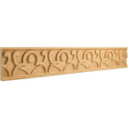 4" x 7/8" x 96" Hand Carved Geometric Frieze Moulding