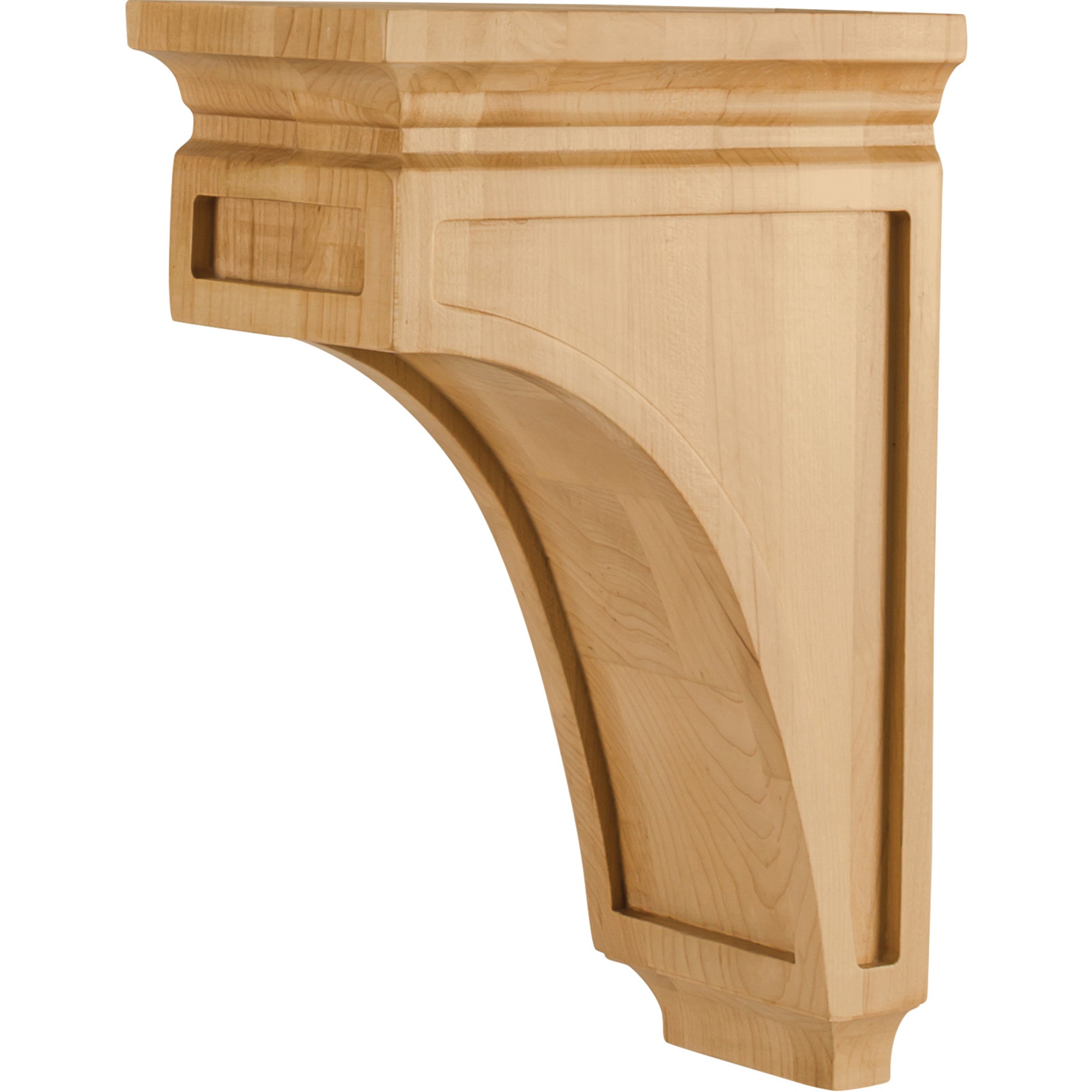 Hardware Resources Mission Corbel Cherry 5" W x 8" D x 12" H Size