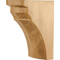 Hardware Resources Stepped Bevel Corbel Rubberwood 8" Length