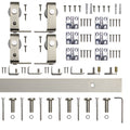 Bifold Mini Barn Door Hardware Kit Top Mount Rail, 60"
