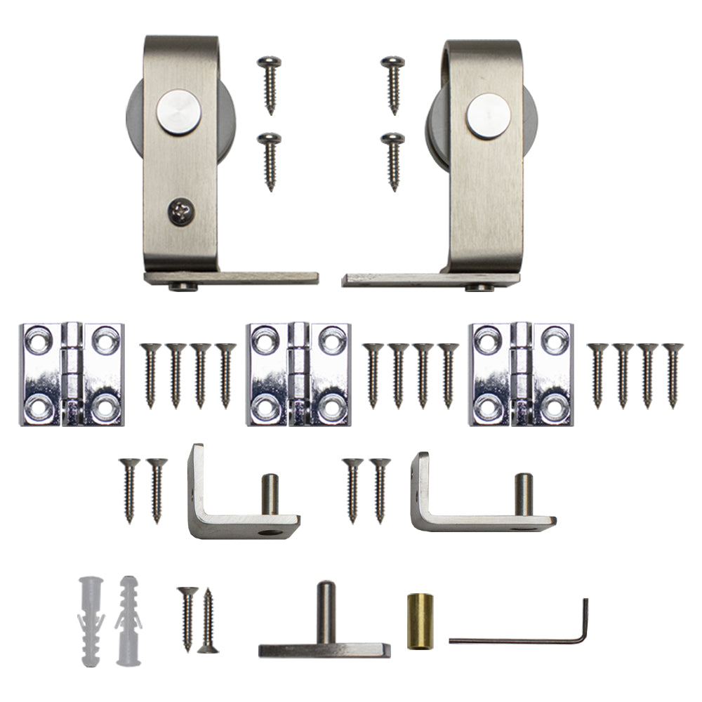 Bifold Mini Barn Door Hardware Kit
