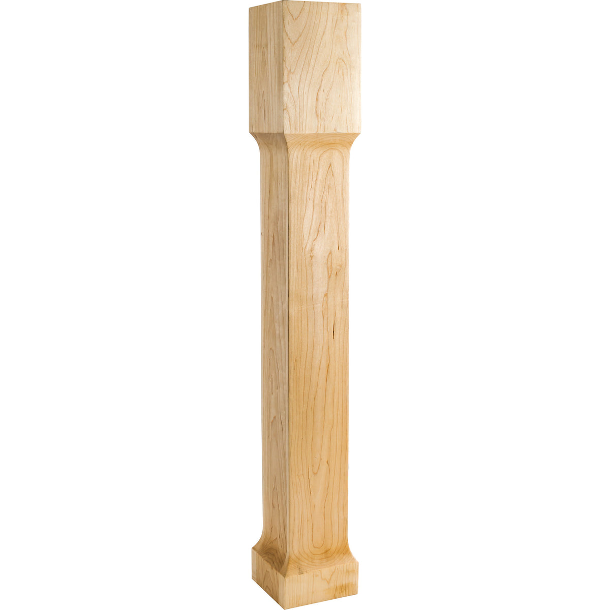 Hardware Resources Square Recessed Post Cherry 35-1/2" Length 5" Width