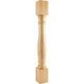 Hardware Resources Turned Post Hard Maple 42" Length 5" Width