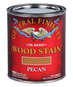 General Finishes Oil Base Stain, Pecan, Half Pints