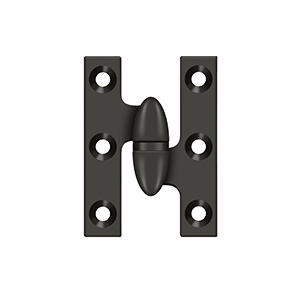 Deltana 2" Height, 2-1/2" Length Olive Knuckle Hinge