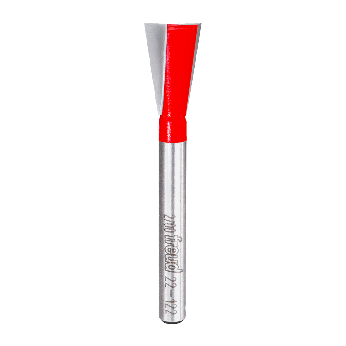 Freud Dovetail Router Bit, 1/4 in. Shank, 8 Degree Angle 1/2 in. Diameter 2-3/4 in. length 13/16 in. height