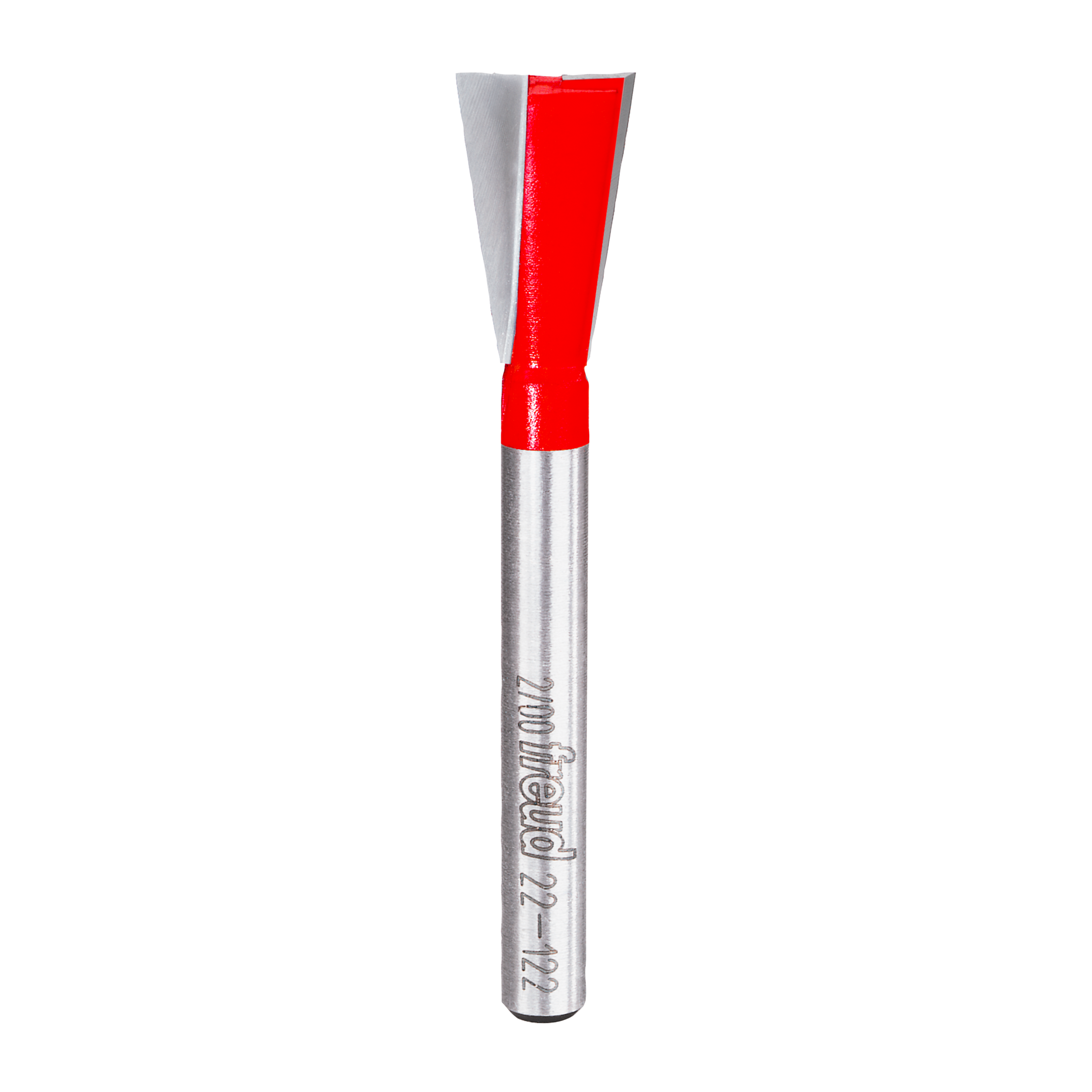 Freud Dovetail Router Bit 1/4" Shank 8 Degree Angle 1/2" Diameter 2-3/4" Length 13/16" Height