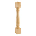 Hardware Resources Turned Post Hard Maple 42" Length 6" Width
