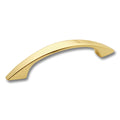 Hickery Hardware METROPOLIS Pull Polished Brass 3" Center to Center