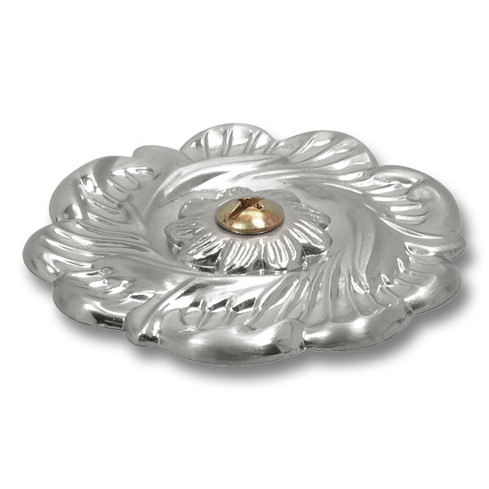 Hickery Hardware CAVALIER Backplate, Satin Nickel