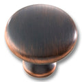 Hickery Hardware Conquest Knob Oil Rubbed Bronze 1-1/8" Diameter