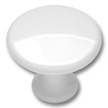 Hickery Hardware Conquest Knob White 1-1/8" Diameter