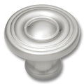 Hickery Hardware Conquest Knob Satin Nickel 1-3/16" Diameter