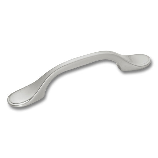 Hickery Hardware Conquest Pull 3" Center-to-Center Satin Nickel 11/16" Projection