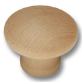 Hickery Hardware NATURAL WOODCRAFT Knob 1-1/4" 7/8" Projection