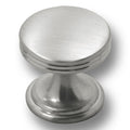 Hickery Hardware American Diner Knob Satin Nickel 1" Diameter