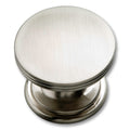 Hickery Hardware American Diner Knob Satin Nickel 1-3/8" Diameter