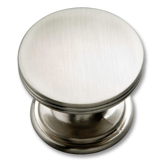 Hickery Hardware American Diner Knob Satin Nickel 1-3/8" Diameter