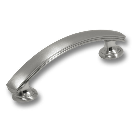 Hickery Hardware AMERICAN DINER Pull Satin Nickel 3" Center to Center