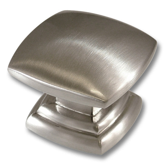 Hickory Hardware Euro-Contemporary Knob Satin Nickel 1-1/2 in. Diameter