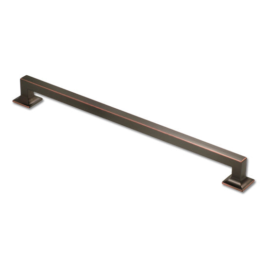 Hickory Hardware Studio Pull Oil Rubbed Bronze 18 in. Center-to-Center