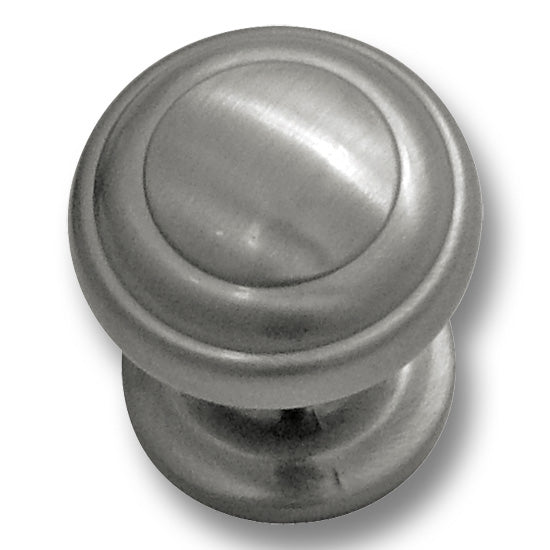 Hickery Hardware Zephyr Knob Satin Nickel 1" Diameter