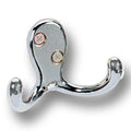 Hickery Hardware Hook Zinc Chrome 3/8" Center to Center