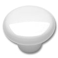 Hickery Hardware Tranquility Knob White 1-1/4" Diameter