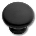 Hickery Hardware Modus Knob Matte Black 5/8" Diameter 9/16" Projection