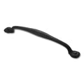 Hickery Hardware REFINED RUSTIC Appliance Pull Black Iron 12" Center to Center