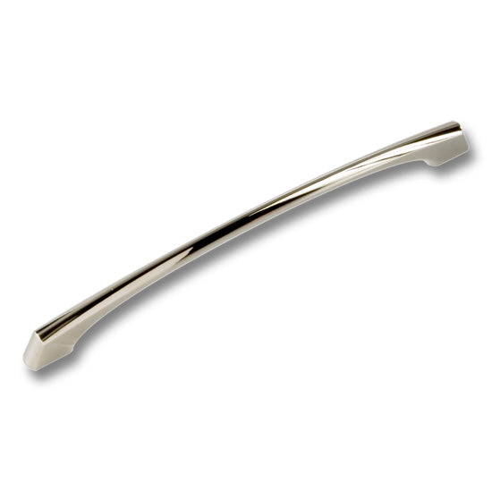 Hickery Hardware GREENWICH Pull Polished Nickel 224 mm Center to Center