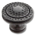 Hickery Hardware MOUNTAIN LODGE Knob Black Iron 1-3/8" Diameter