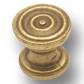 Hickery Hardware Manor House Knob Lancaster Hand Polish 1/2" Diameter