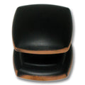 Hickery Hardware EURO-CONTEMPORARY Knob Oil Rubbed Bronze 1-1/4" Diameter