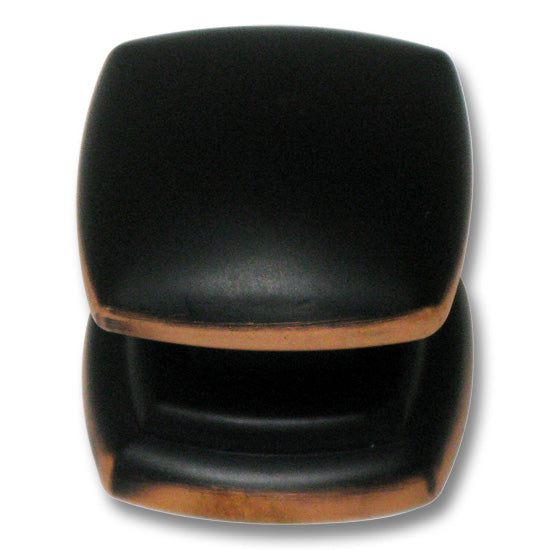 Hickery Hardware EURO-CONTEMPORARY Knob Oil Rubbed Bronze 1-1/4" Diameter