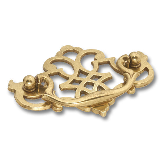 Hickery Hardware MANOR HOUSE Queen Anne Bail Pull, Lancaster Polish