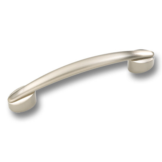Hickory Hardware Luna Pull Satin Nickel 4 in. length